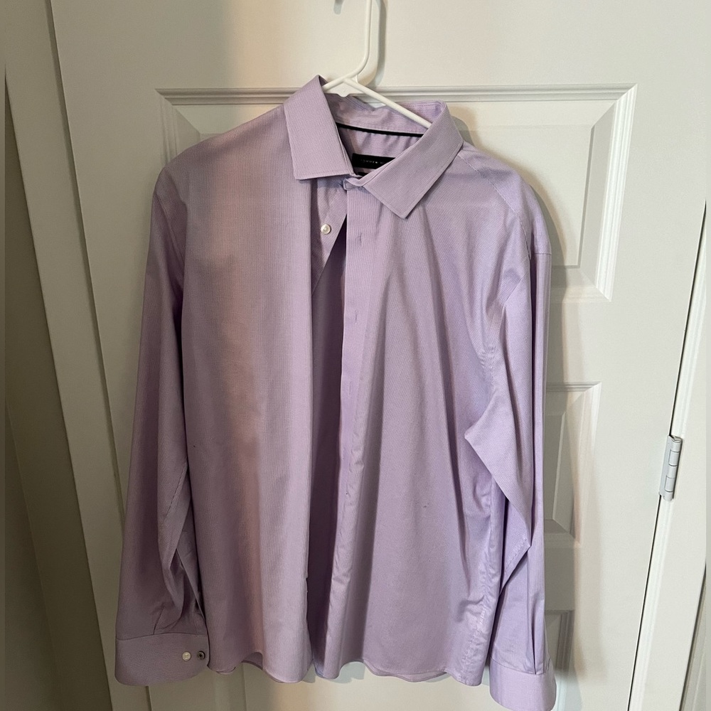Tommy Hilfiger dress shirt purple. In good condition, non-smoking household.